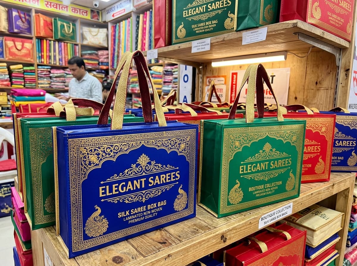 Surat Bags Broad Base Sweet Box Carry Bag